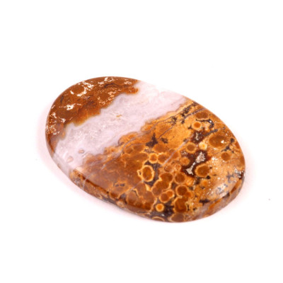 Cabochon Ocean Jasper Yellow No.4792 (41x27x6mm)