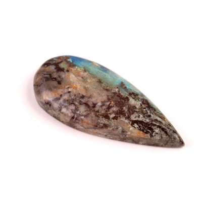 Cabochon Crystal Chrysocolla No.4638 (47x20x7mm)