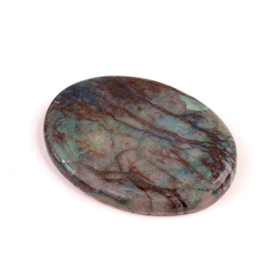 Cabochon Crystal Chrysocolla No.4640 (42x30x5mm)