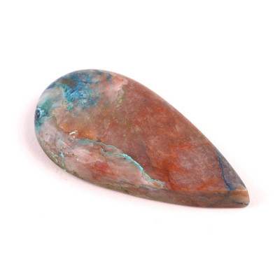 Cabochon Crystal Chrysocolla No.4643 (49x24x8mm)