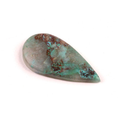 Cabochon Crystal Chrysocolla No.4650 (34x17x5mm)