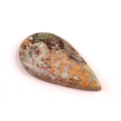 Cabochon Crystal Chrysocolla No.4656 (36x19x5mm)