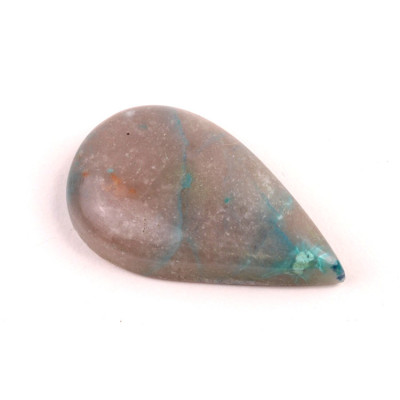 Cabochon Crystal Chrysocolla No.4659 (38x23x8mm)