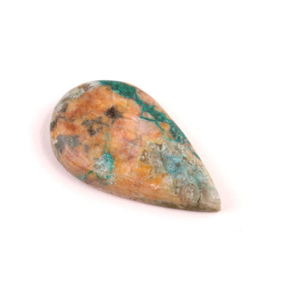 Cabochon Crystal Chrysocolla No.4660 (36x21x6mm)