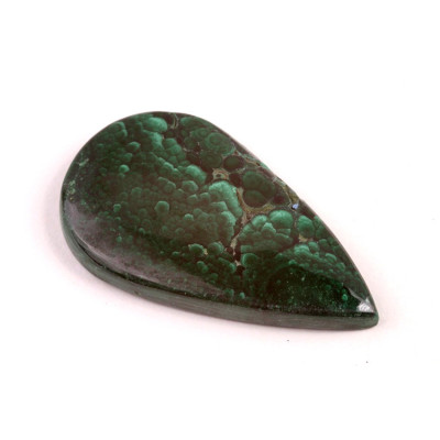 Cabochon Malachite Druzy No.4689 (43x25x6mm)