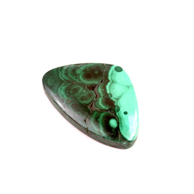 Cabochon Malachite Druzy No.4691 (32x22x5mm)