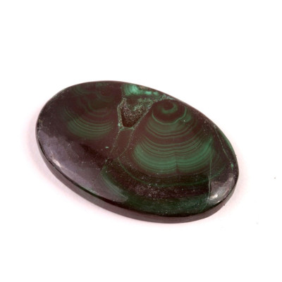 Cabochon Malachite Druzy No.4693 (40x27x5mm)