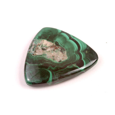 Cabochon Malachite Druzy No.4696 (36x30x7mm)