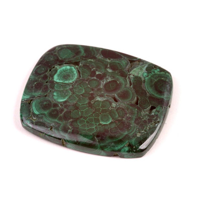 Cabochon Malachite Druzy No.4700 (46x39x5mm)
