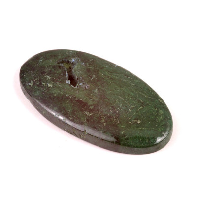 Cabochon Malachite Druzy No.4704 (64x34x7mm)