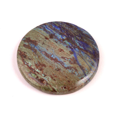 Cabochon Azurite Line No. 4732 (39x6mm)