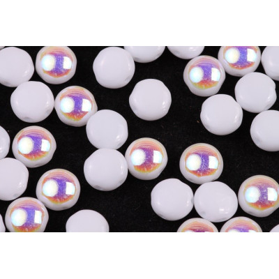 PRECIOSA Candy N. 8 White Alabaster, AB, Half