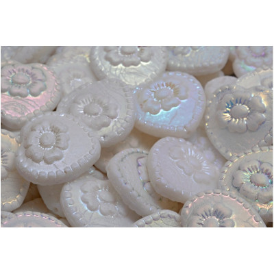 Heart with rose beads No. 2843 (17x17mm)