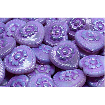 Heart with rose beads No. 2845 (17x17mm)