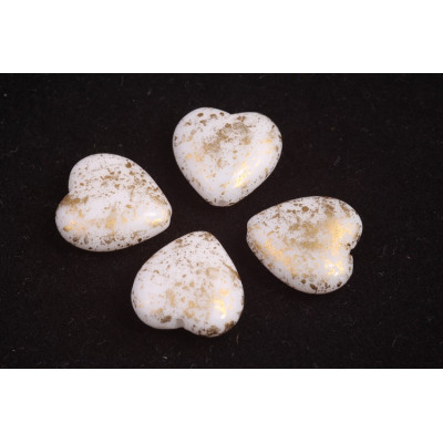 Heart beads No. 3820 (15x16mm)