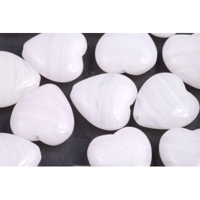 Heart beads No. 2124 (15x16mm)