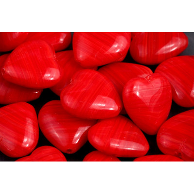Heart beads No. 2127 (15x16mm)