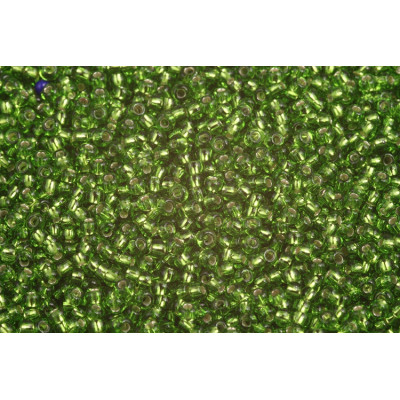 Preciosa seed beads 10/0 No 1243 green