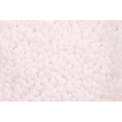 Preciosa seed beads 10/0 No 22 white