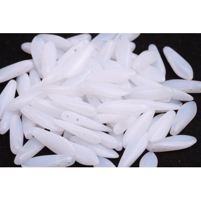 Czech glass two-hole dagger beads 5x16 mm 02010