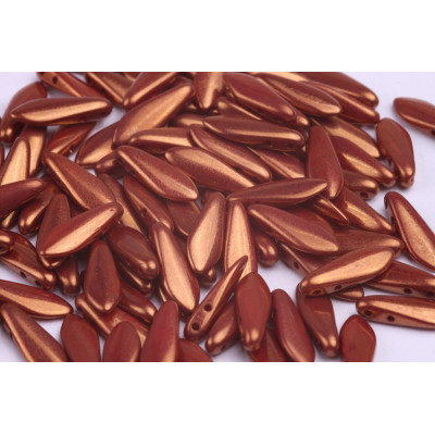 Czech glass two-hole dagger beads 5x16 mm LZ93200