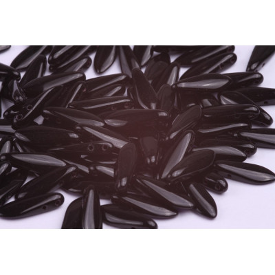 Czech glass two-hole dagger beads 5x16 mm 23980