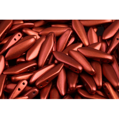 Czech glass two-hole dagger beads 5x16 mm 00030-01750