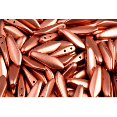 Czech glass two-hole dagger beads 5x16 mm 00030-01770