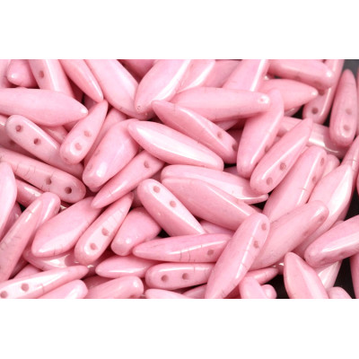 Czech glass two-hole dagger beads 5x16 mm 03000-14494