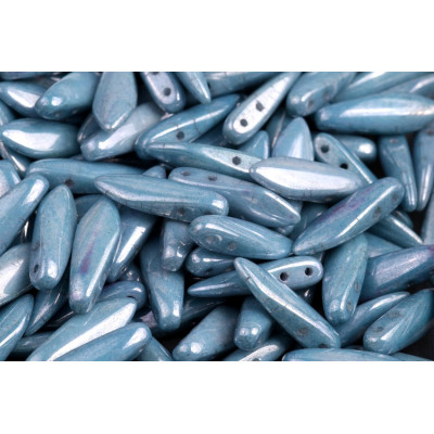 Czech glass two-hole dagger beads 5x16 mm 03000-14464