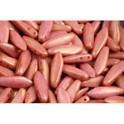 Czech glass two-hole dagger beads 5x16 mm 03000-14495