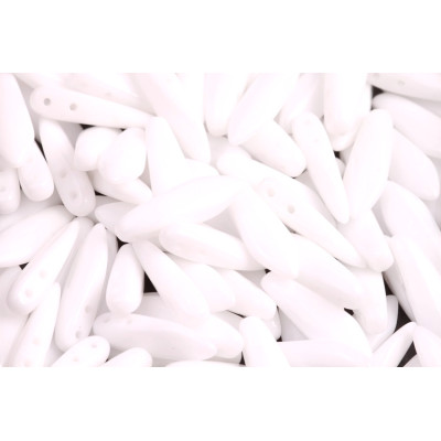 Czech glass two-hole dagger beads 5x16 mm 03000