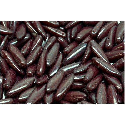 Czech glass two-hole dagger beads 5x16 mm 02020-33270