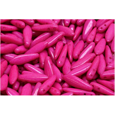 Czech glass two-hole dagger beads 5x16 mm 02020-33271