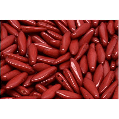 Czech glass two-hole dagger beads 5x16 mm 02020-34260