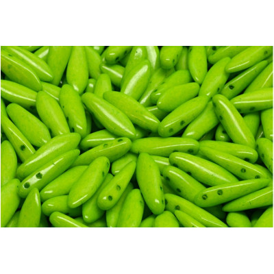 Czech glass two-hole dagger beads 5x16 mm 02020-35275