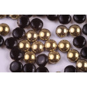 PRECIOSA Candy N. 47 Black Opaque, Gold Amber, Half