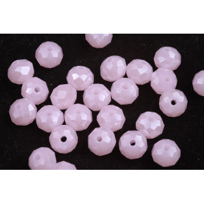 Faceted rondelle glass beads 3936 (8x6 mm)