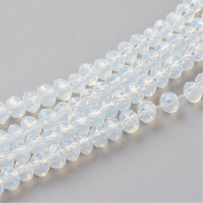Faceted rondelle glass beads 5509 (3x2 mm)