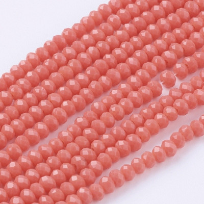 Faceted rondelle glass beads 5513 (3x2 mm)