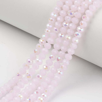 Faceted rondelle glass beads 5528 (3x2 mm)