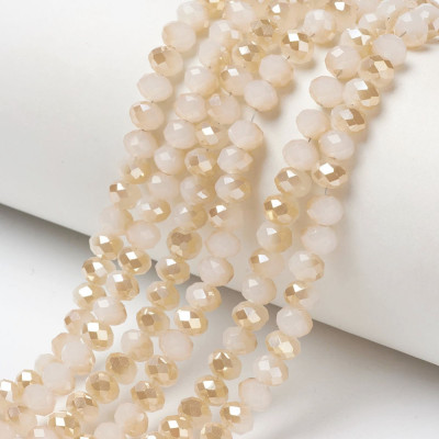 Faceted rondelle glass beads 5535 (3x2 mm)