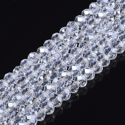 Faceted rondelle glass beads 5604 (2.5x2 mm)
