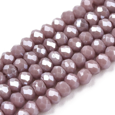 Faceted rondelle glass beads 5608 (2.5x2 mm)