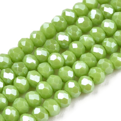Faceted rondelle glass beads 5611 (2.5x2 mm)