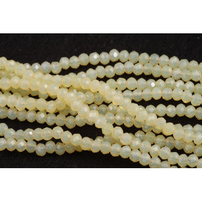 Faceted rondelle glass beads 5733 (3x2 mm)