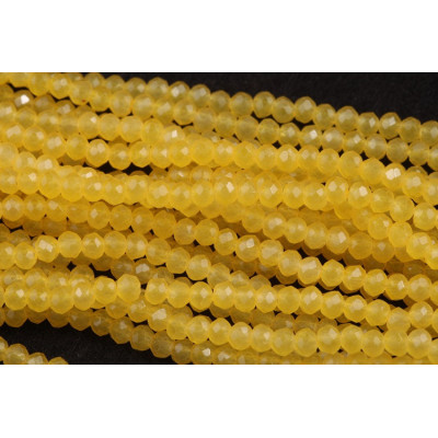 Faceted rondelle glass beads 5734 (3x2 mm)