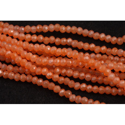 Faceted rondelle glass beads 5736 (3x2 mm)
