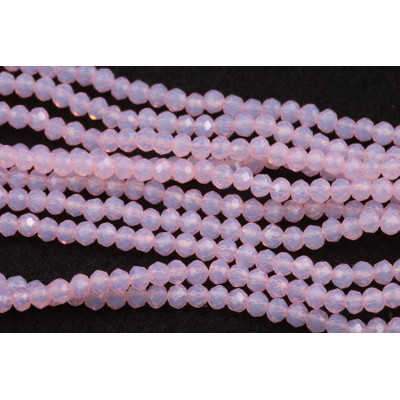 Faceted rondelle glass beads 5738 (3x2 mm)