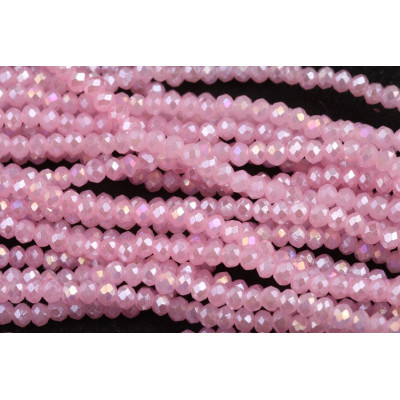 Faceted rondelle glass beads 5740 (3x2 mm)